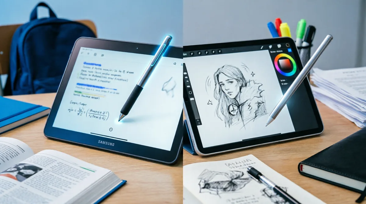 Galaxy Tab vs iPad pour les étudiants